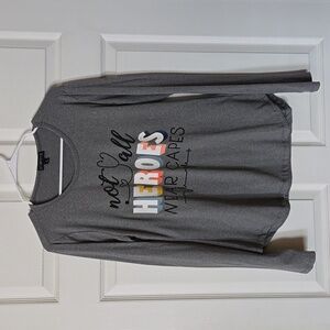 Lovemood "Heroes" Long Sleeve T-Shirt Size XL